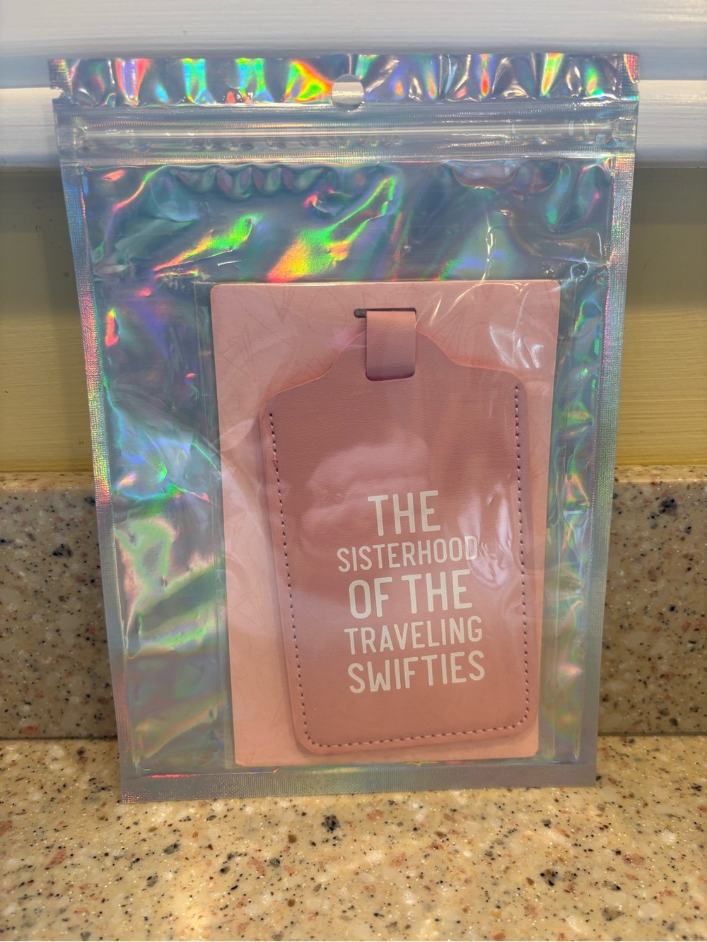 'The Sisterhood of the Traveling Swifties' Luggage Tag, Brand New In Sealed Pack